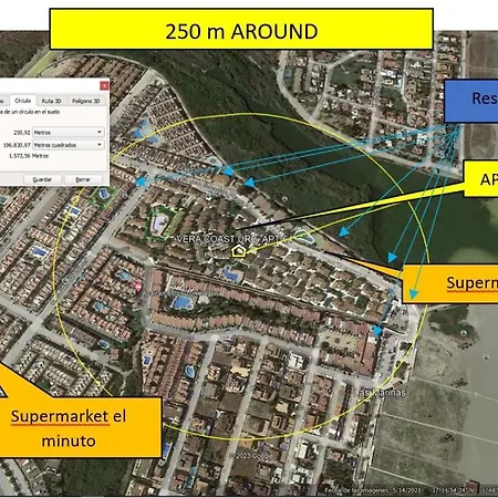 Shore 4 Persons 2 Pools And 200 M * Vera